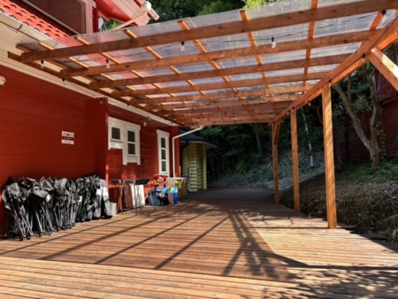 サウナ＆露天も屋根付き！天候関係なし！