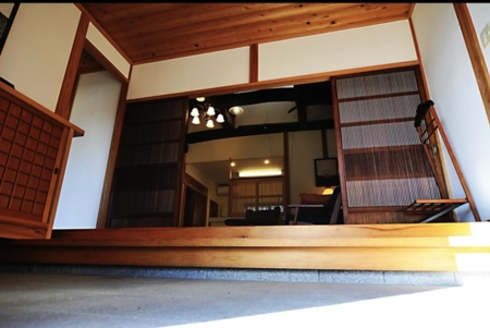 リビングの薪ストーブ