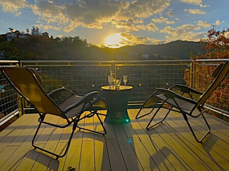 天候により雲海が