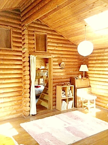 可愛いリビングと2段ベッドの部屋